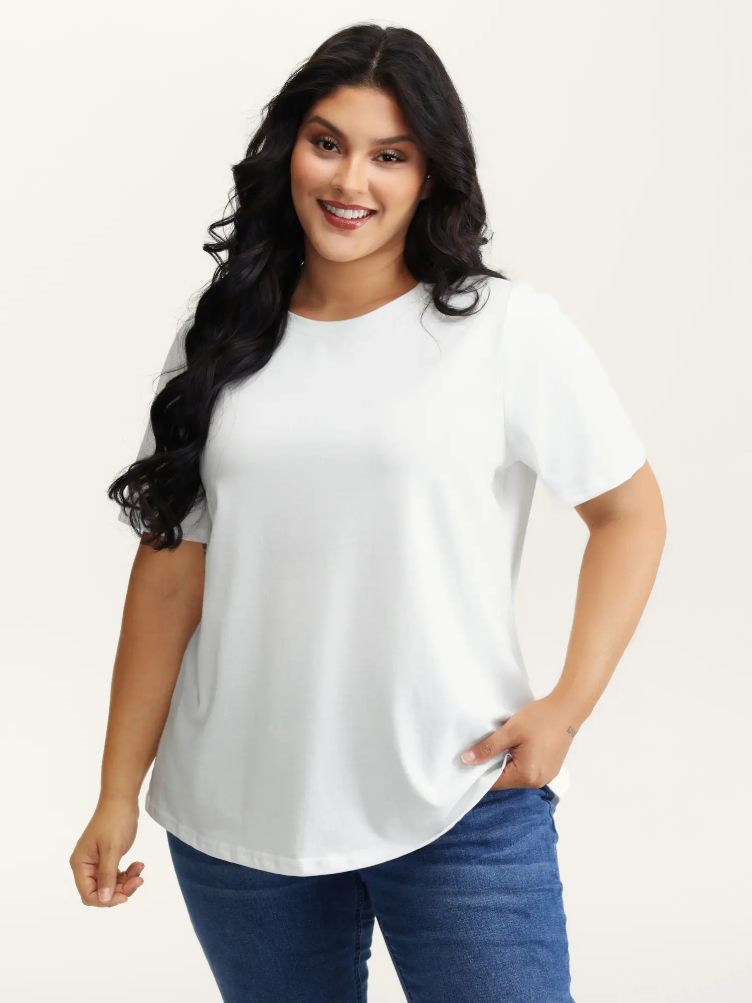 BLOOMCHIC Women's Plus Size Cotton Blend Denim Midi Dress - Sleeveless, Round Neck, Adjustable Straps, Pockets, Basic Minimalist Fit, Casual Wear, Women's Clothes, Mom Shirt [M-6X] 2026 Summer Pick,Summerfinds