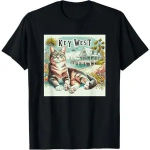 Hemingway Cat Key West 6 toes T-Shirt