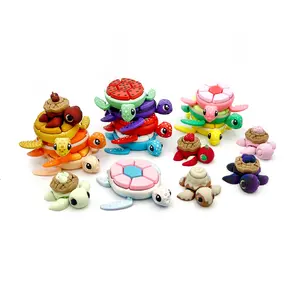 Turtle Fruit Clicker Keychain – 3D Printed Sensory Fidget Keychain | ADHD & Stress Relief Bag Charm