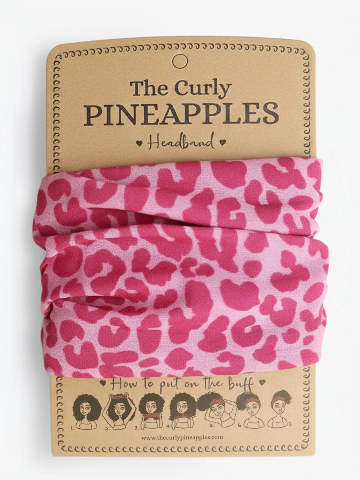 Pink Magenta Cheetah Headband