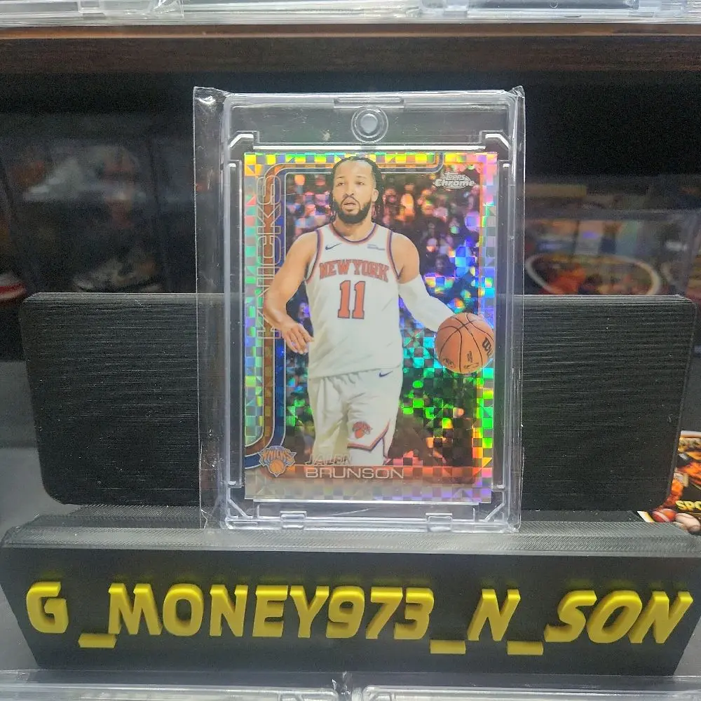 2025 Topps NBA CHROME -JALEN BRUNSON NY KNICKS X-FRACTOR