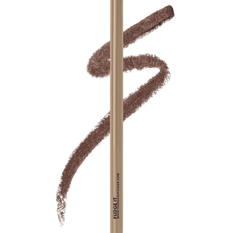The Makeup Shack Fudge It Lip Liner, Cool Nude Tone for Perfect Lips Wooden Lip Pencil