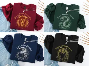 Magic Academy Sweatshirt – Fantasy House-Inspired Crewneck, Cozy Unisex Pullover, Wizard School Aesthetic Gift for Fans