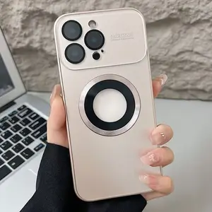 2-in-1 TPU spray acrylic lens PC back phone case, suitable for iPhone 17 16 15 14 13 12