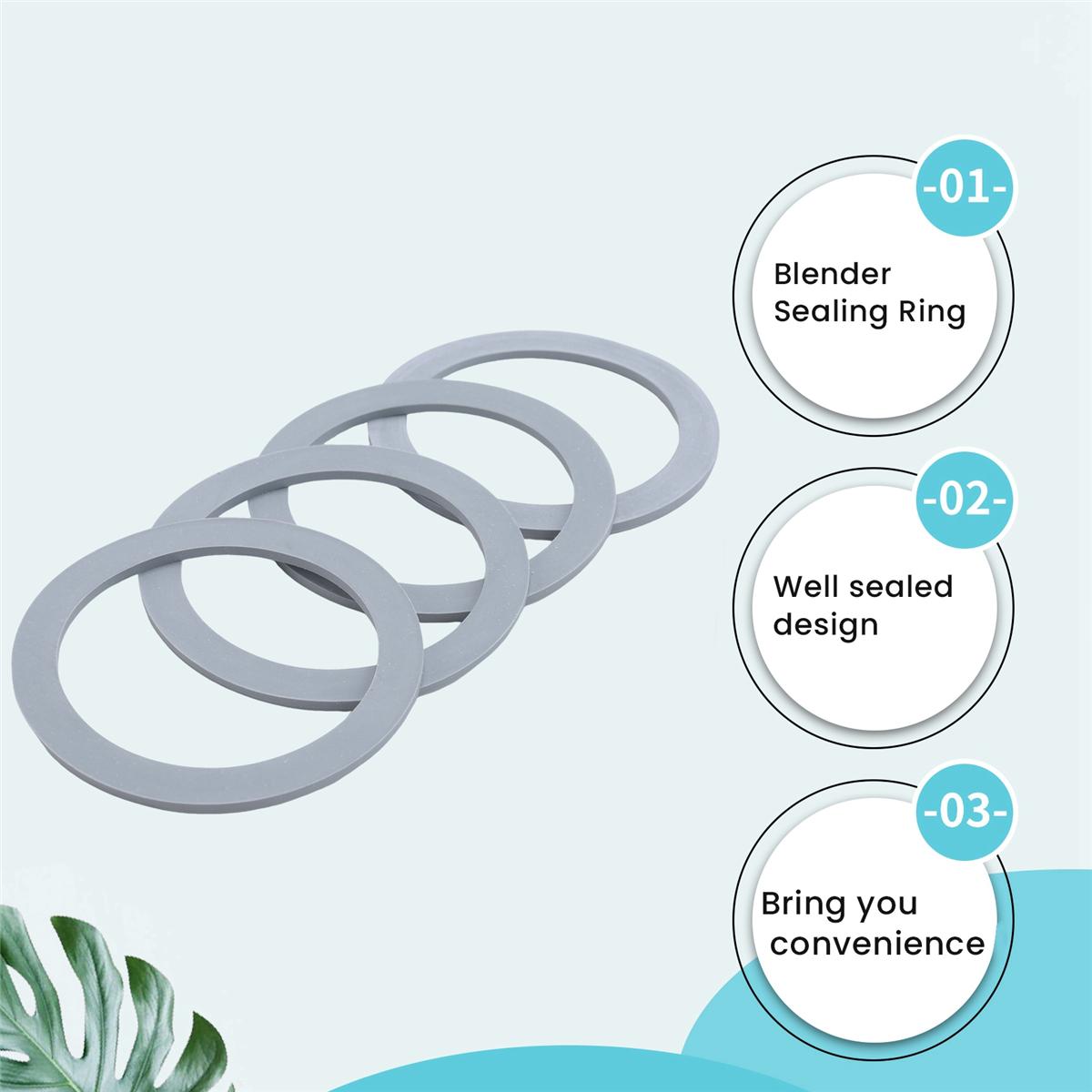 4 PCS Blender Sealing Ring Gaskets O-Ring Gasket Seal O-Gasket Silicone for Oster and Osterizer Blender for OSTER 4961