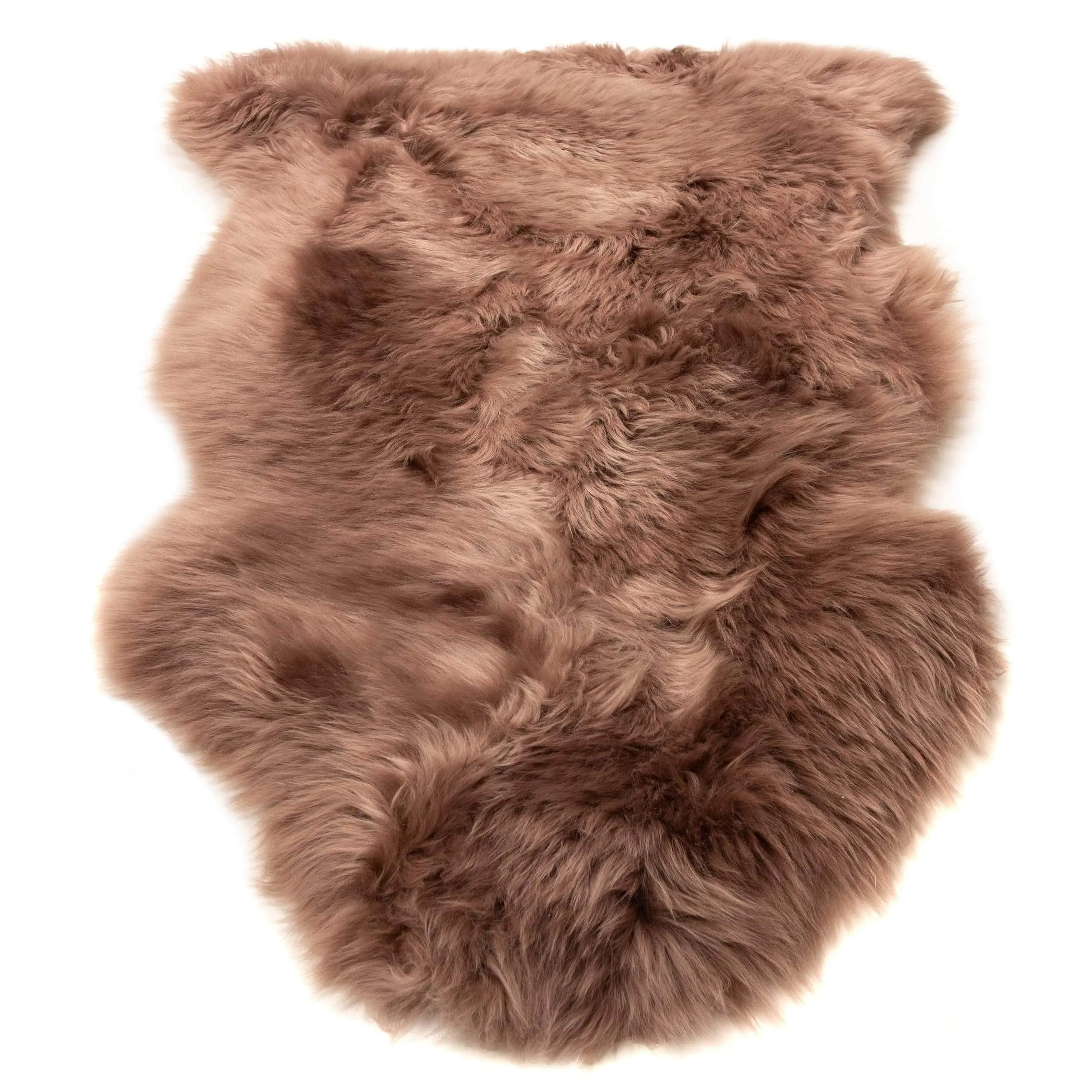 Natural Paco Tan Sheepskin Rug Shearling Fur Pelt - Ethically Sourced - Oeko Tex Certified