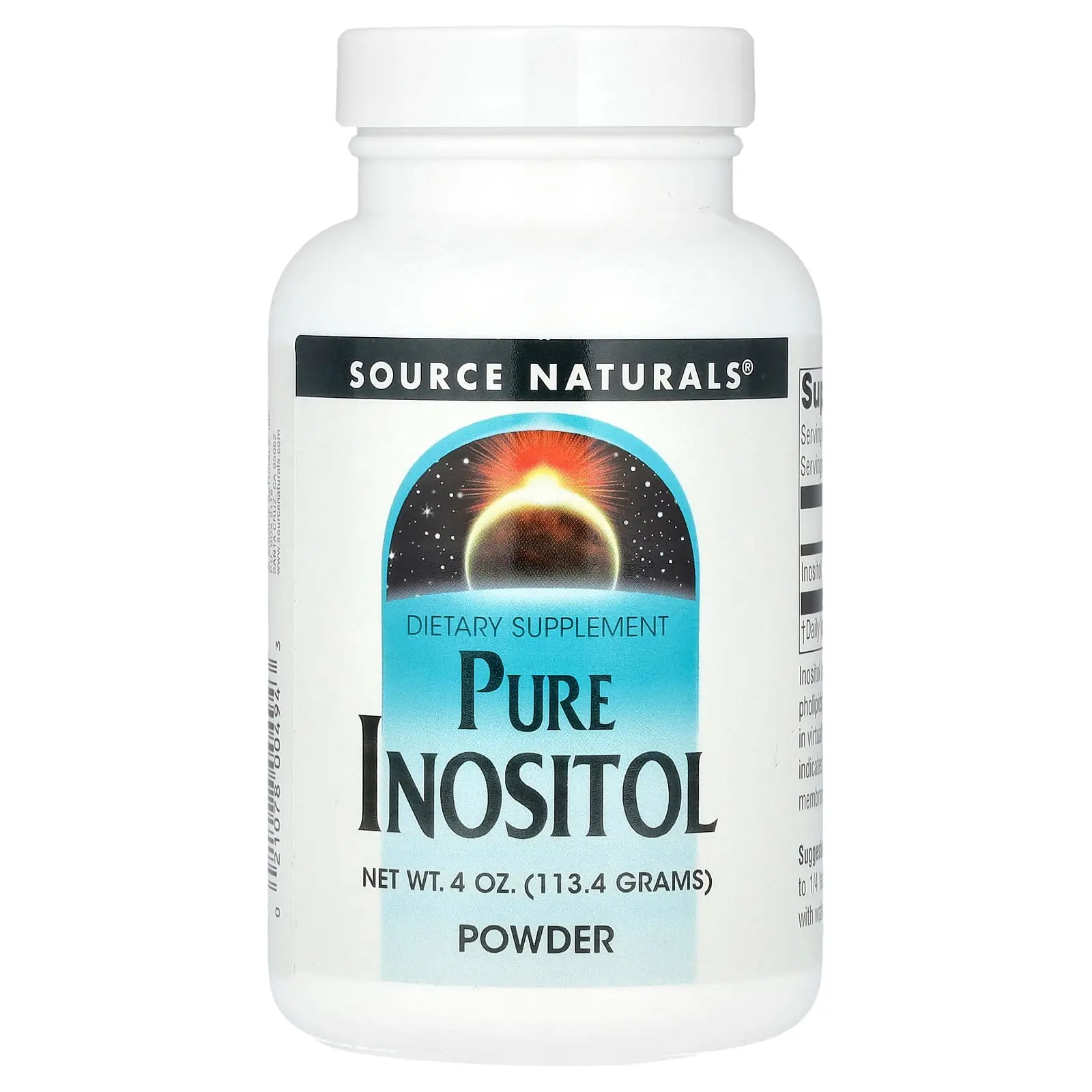Source Naturals Pure Inositol Powder,  4 oz (113.4 g)