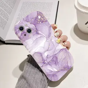 Phone case for iPhone 16 Pro Max 15 Plus 14 13 12 11 XR XS Mauve Gold  Shockproof Silicone TPU Bumper Drop Protection Soft Cover