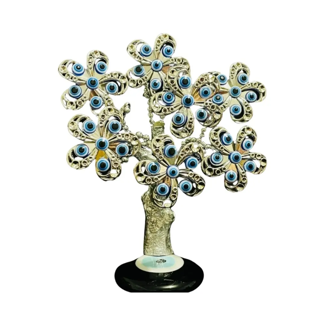 Turkish nazer lucky money tree evil eye flower decoration Glass Ornaments