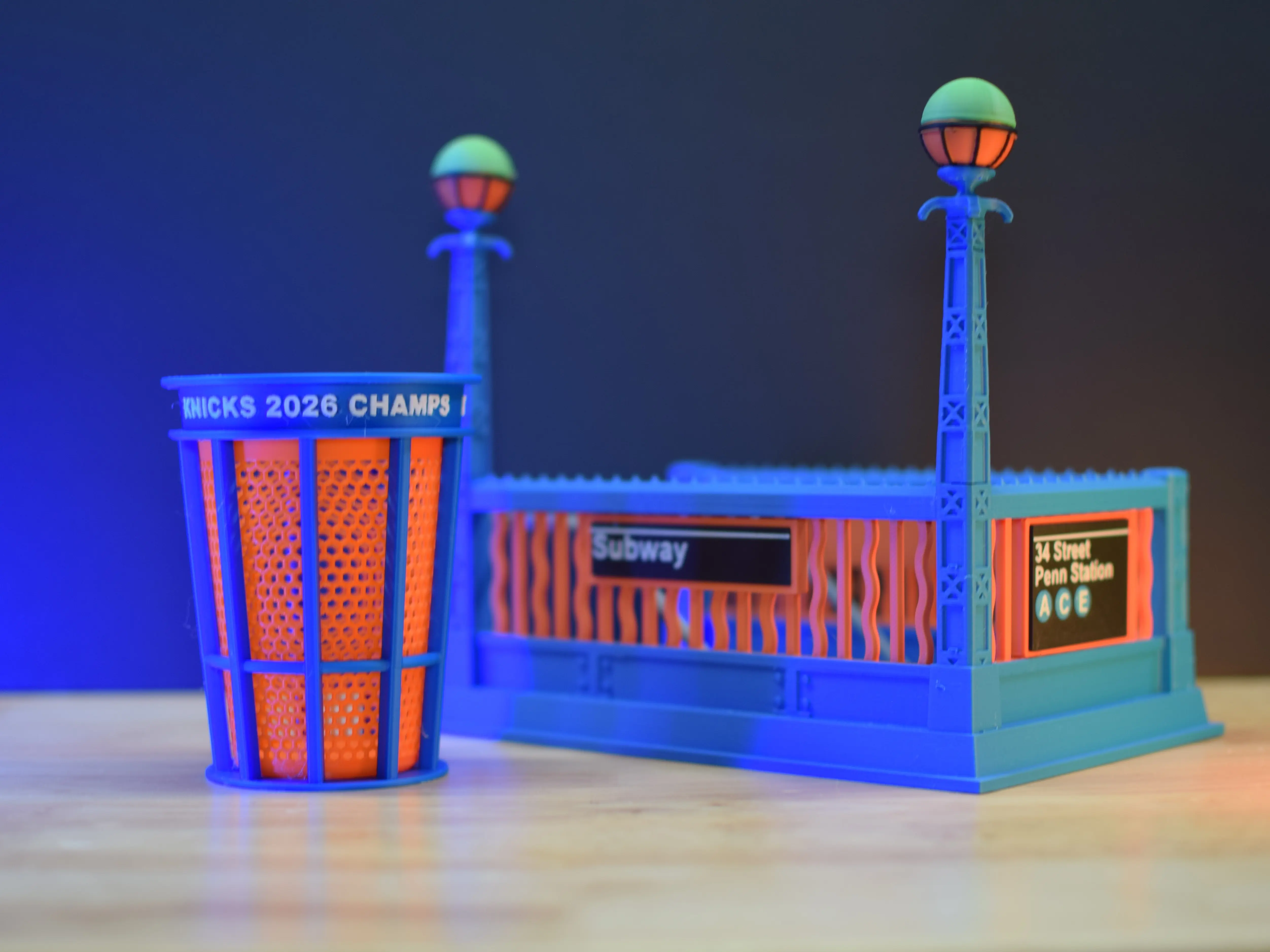 NYC Street Diorama Collection | 3D Printed Desk Organizers