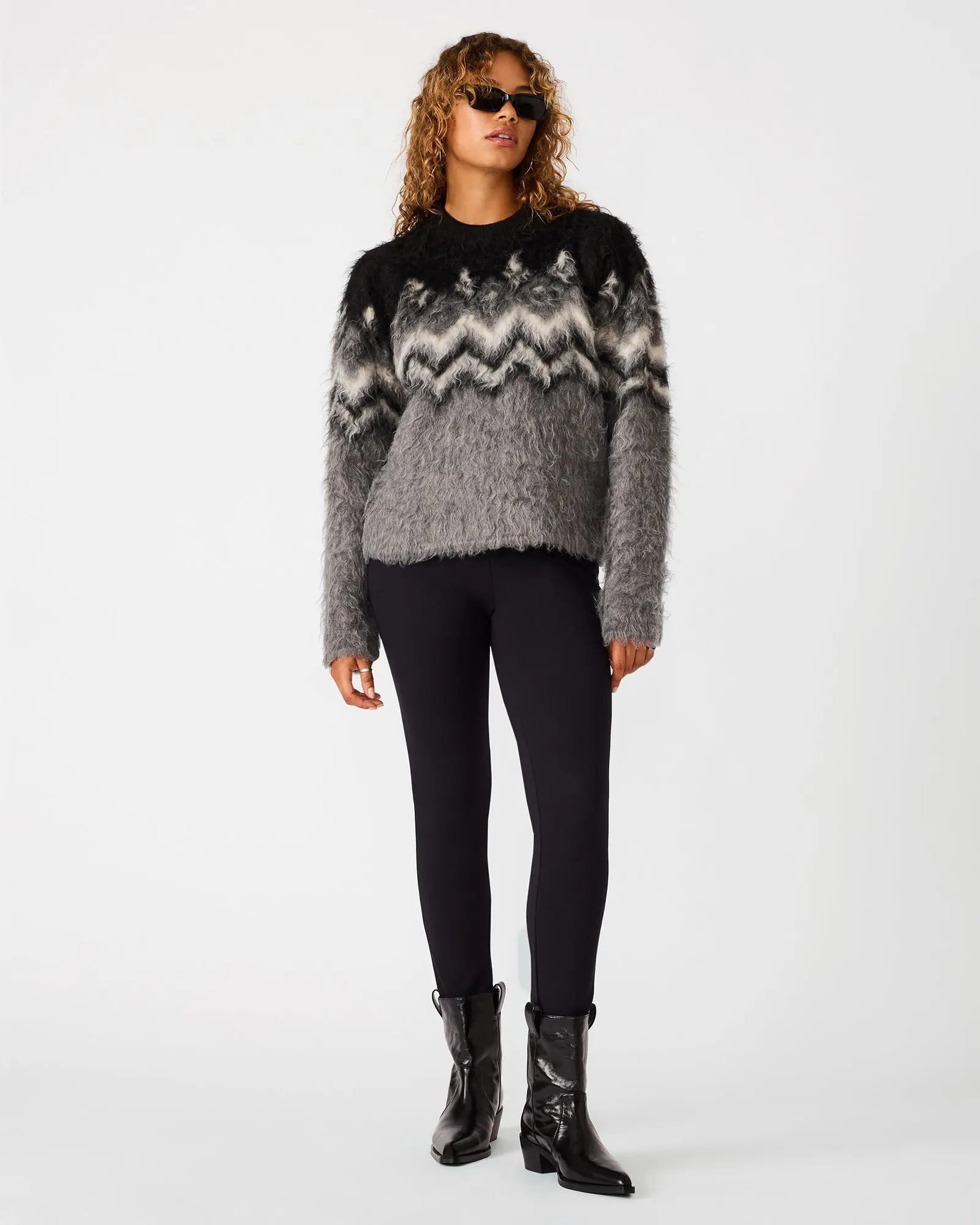 MORA SWEATER BLACK MULTI