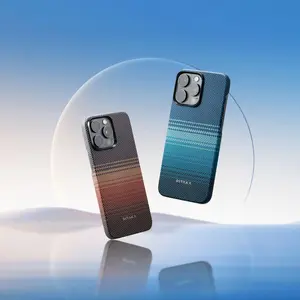 PITAKA Aramid Fiber for iPhone 15 Pro/Pr Max/Samsung Galaxy S24 Ultra/S24 Plus/S24,Sleek, MagSafe-Compatible, and Impossibly Thin,PITAKA woven case Accessories Smartphone magnetic base