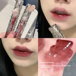 Long-Lasting Waterproof Lip Gloss, Juicy Lip Tint, Quick-Dry in 15 Minutes, High Pigmentation for Radiant Look, Ideal for Daily Use and Outdoors, Beauty Gloss, Glamour Gloss