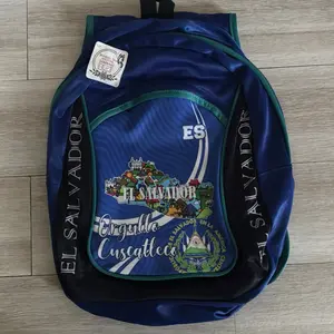 Mochila Backpack - El Salvador with Graphic Design and Logo, Ideal for Travel and Everyday Use