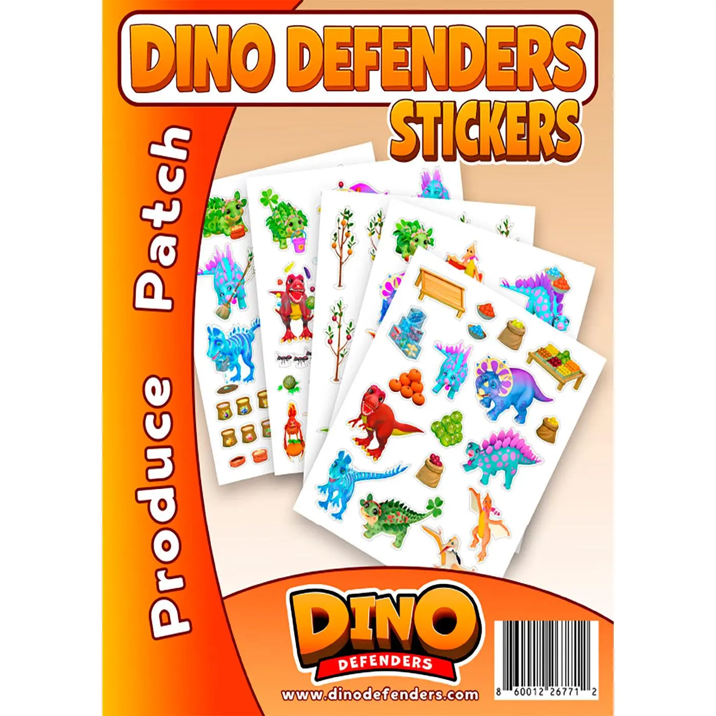 Dino Defenders Stickers - Produce Patch