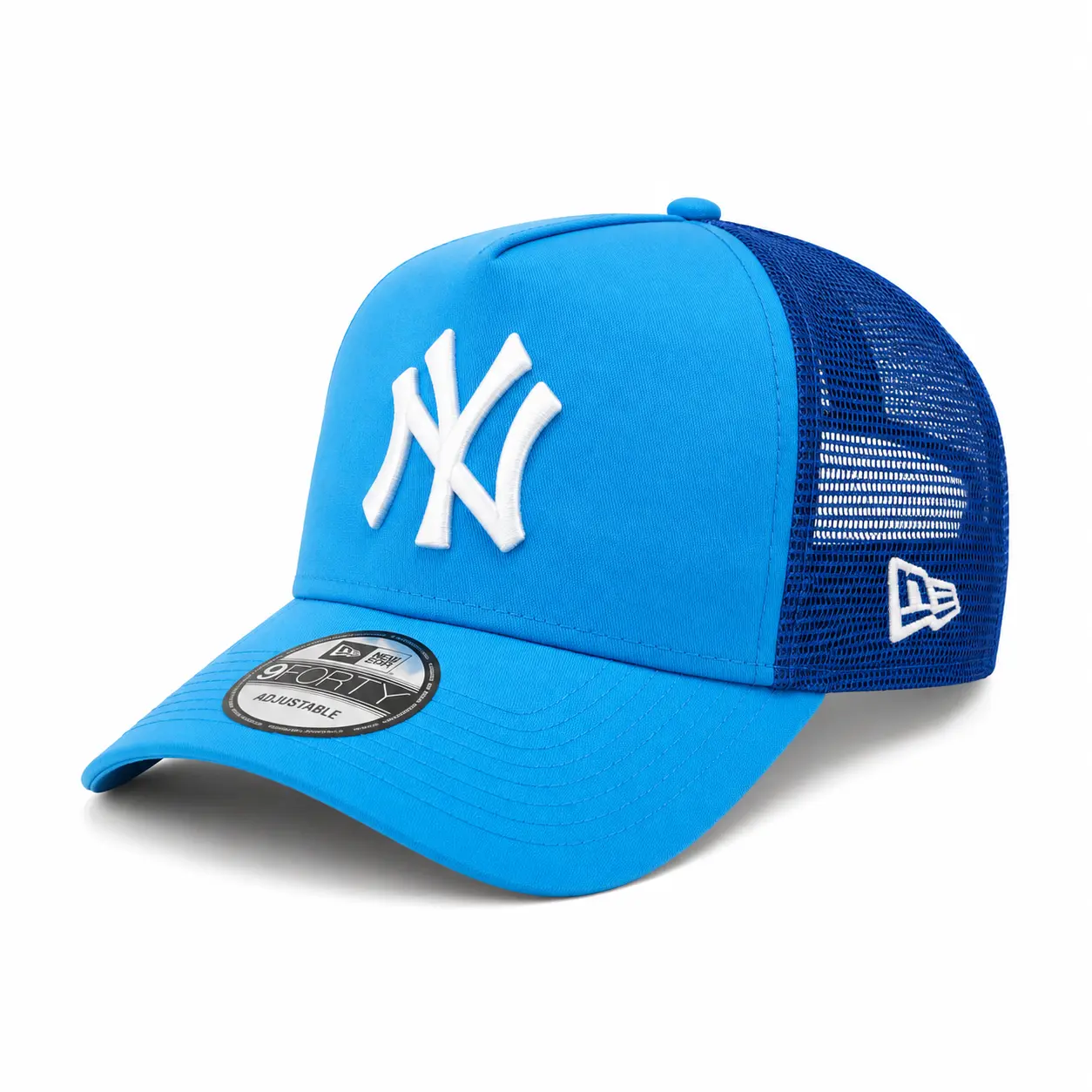 New Era MLB NY Yankees & LA Dodgers 9FORTY Adjustable Mesh Trucker Baseball Cap – Curved Brim Snapback Strapback Hat for Men Women, Back to School 2026 Campus Streetwear, College Style, Urban Fashion, Retro Baseball Casual Everyday Wea