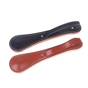 Leather Paddle Tool with Wooden Handle – Handheld Training Aid for Outdoor Use, Compact Durable Design for Grip Practice and Physical Control Training