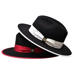 Urban Collection Flat Wide Brim Fedora Hat