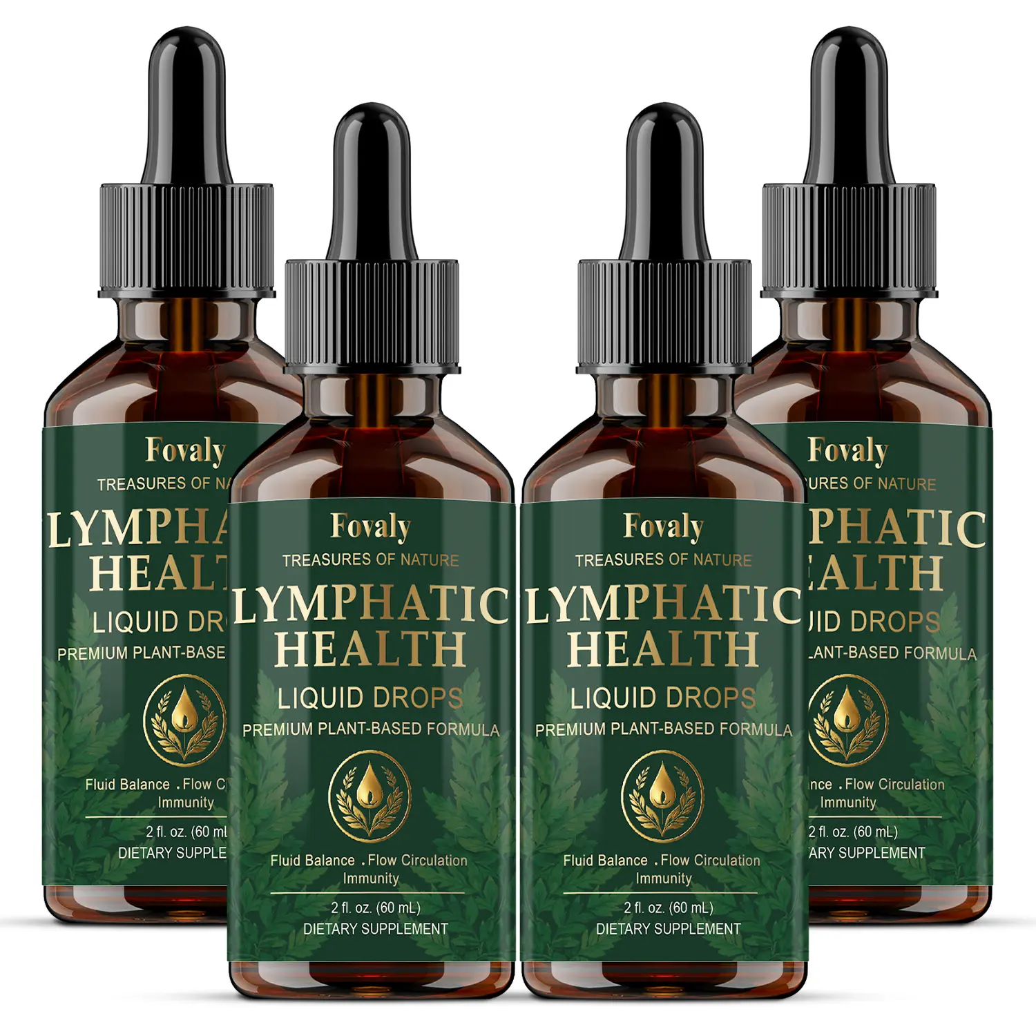 4 BOTTLES HERBAL HEALTH LIQUID DROPS