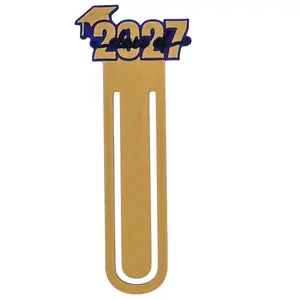 Class of 2027 Customizable Graduation Gift Bookmark - Personalized School Year Keepsake with Color Options for Seniors