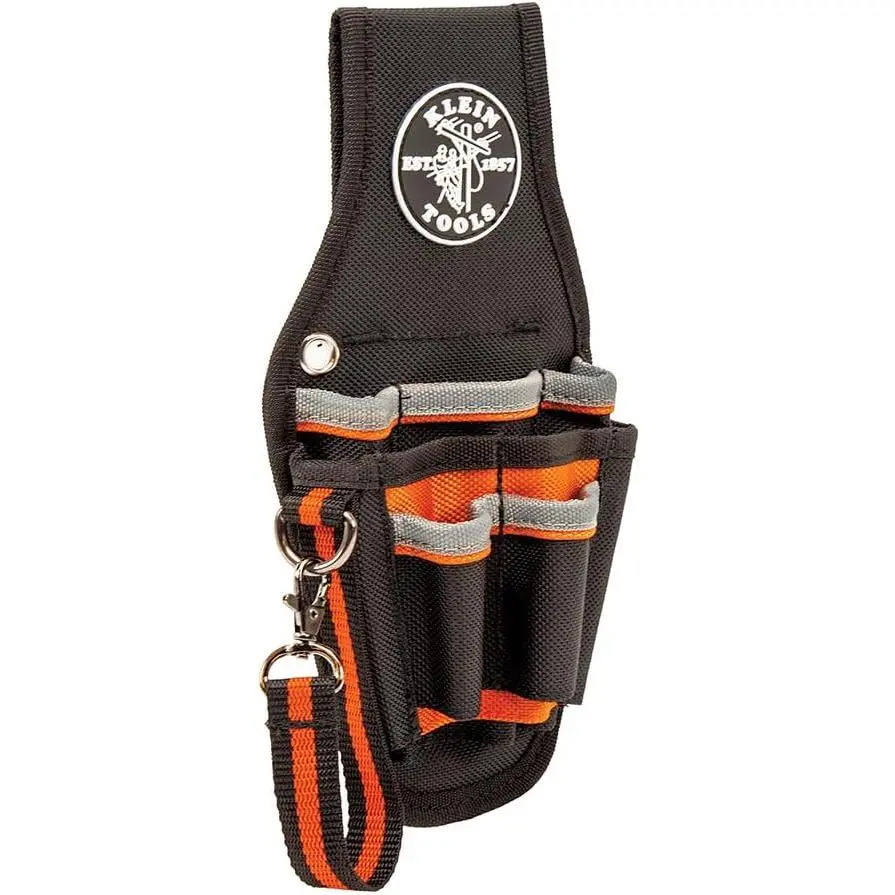 Tradesman Pro 5240 Tool Pouch, Maintenance Tool Organizer with 9 Pockets, Tape Thong, 2-Inch Tunnel Loop, Electrician Holster