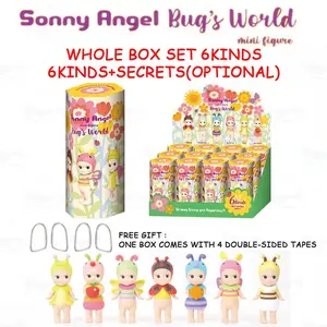 Sonny Angel Bug's World Series Mini Figures - Sealed Blind Box Collectible, Cute Kawaii Standing Figurine, Mystery Surprise Toy, Desk & Shelf Decor, Perfect Gift for Cute Toy Enthusiasts