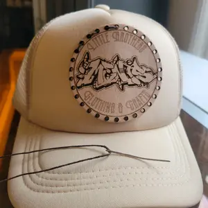Custom leather patches for hats