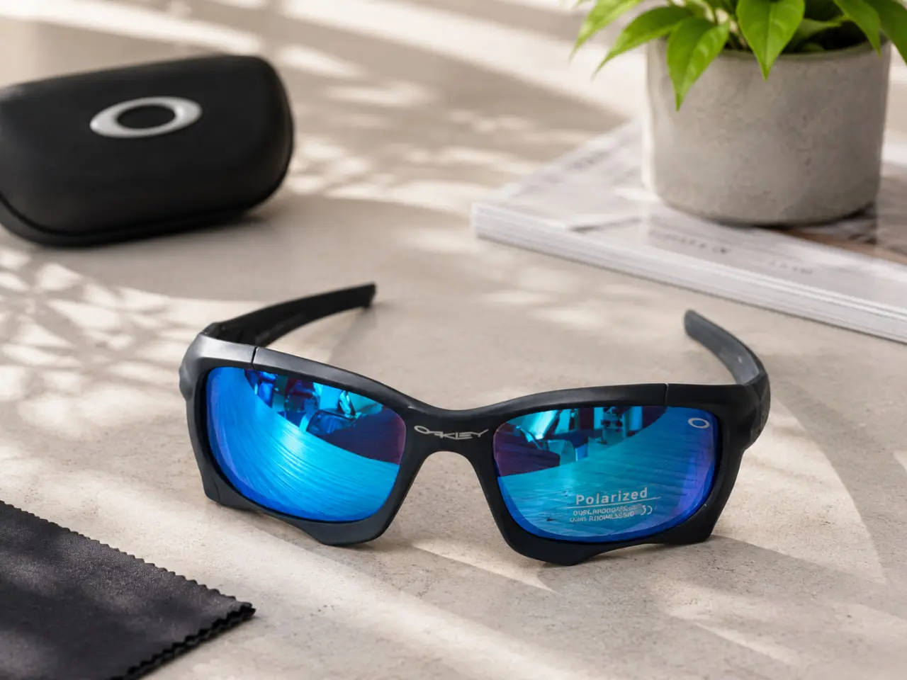 Full Box Oakley Premium Square Sunglasses Polarized Lenses UV Protection Outdoor Sports Eyewear for Men Women