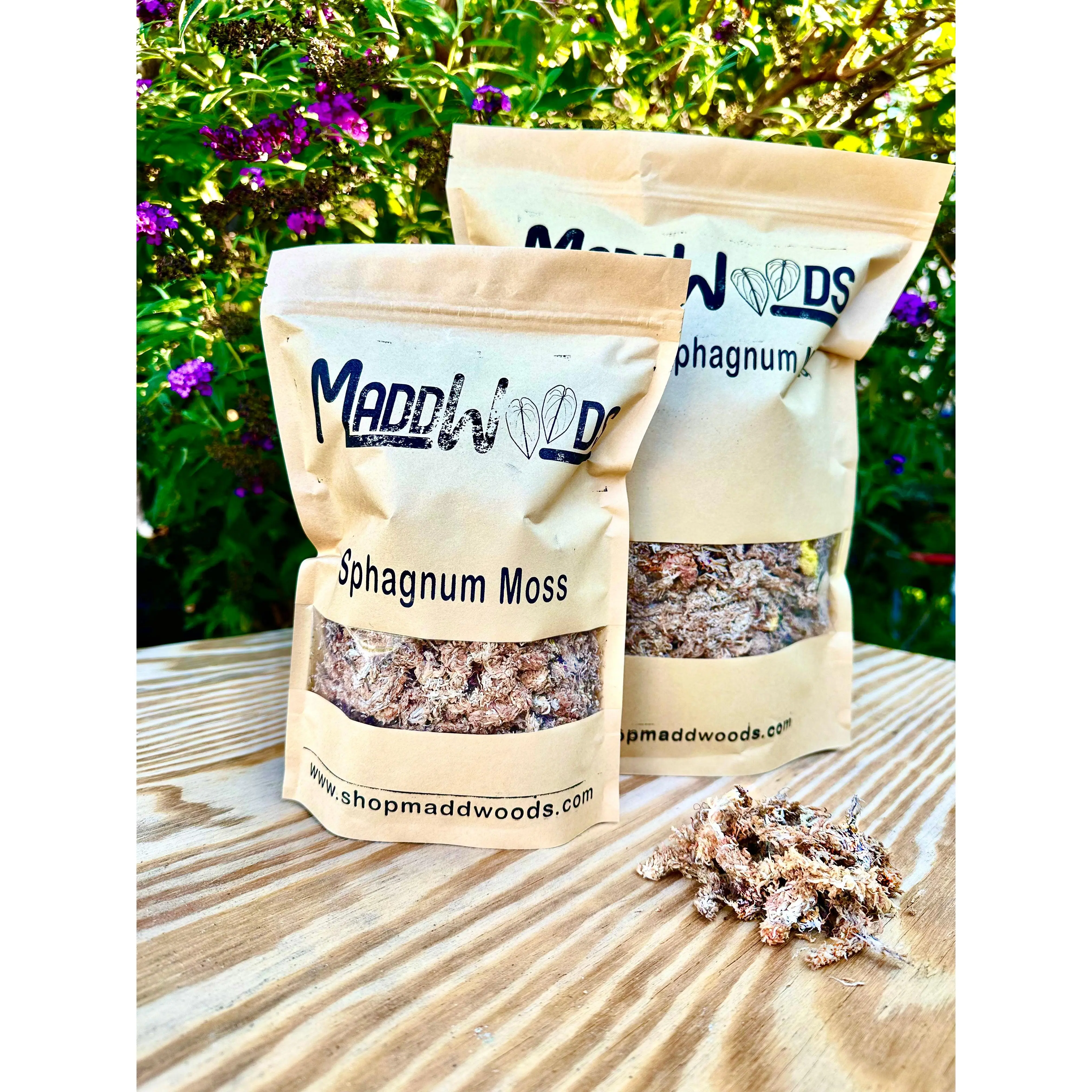 Natural Organic Sphagnum Moss - Home Garden Soil Fertilizer, Reptile Enclosure Substrate