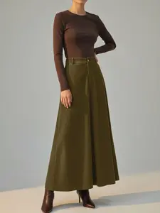 Women's Autumn Winter Corduroy Comfortable Fashion Skirt, Stylish Half-Sleeve Design, Perfect for Casual Wear, Cozy and Trendy, Casual Comfy Skirt
