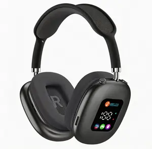 New wireless 2026 Bluetooth headphones, smart color screen, over-ear, ultra-long battery life, digital display Bluetooth headphones earphone Earbuds with LED Display wireless earphone outdoorfun Sturdy Noise Free Aesthetic