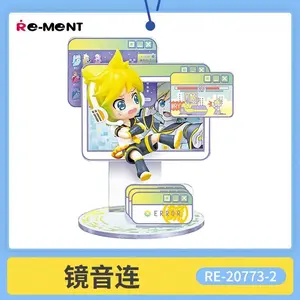 Hot Rement Anime Hatsune Miku Blind Box Window Mini Figure Series Kaito Meiko Figures Boxed Egg Model Desktop Ornaments Doll Toy