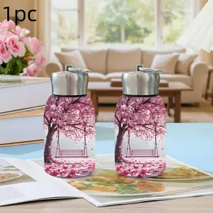 1pc 10.5oz Stainless Steel Insulated Cup with Handle, Double-Wall Vacuum Insulated Water Cup, Leak-Proof Lid, Perfect Gift for Outdoor Drinkware