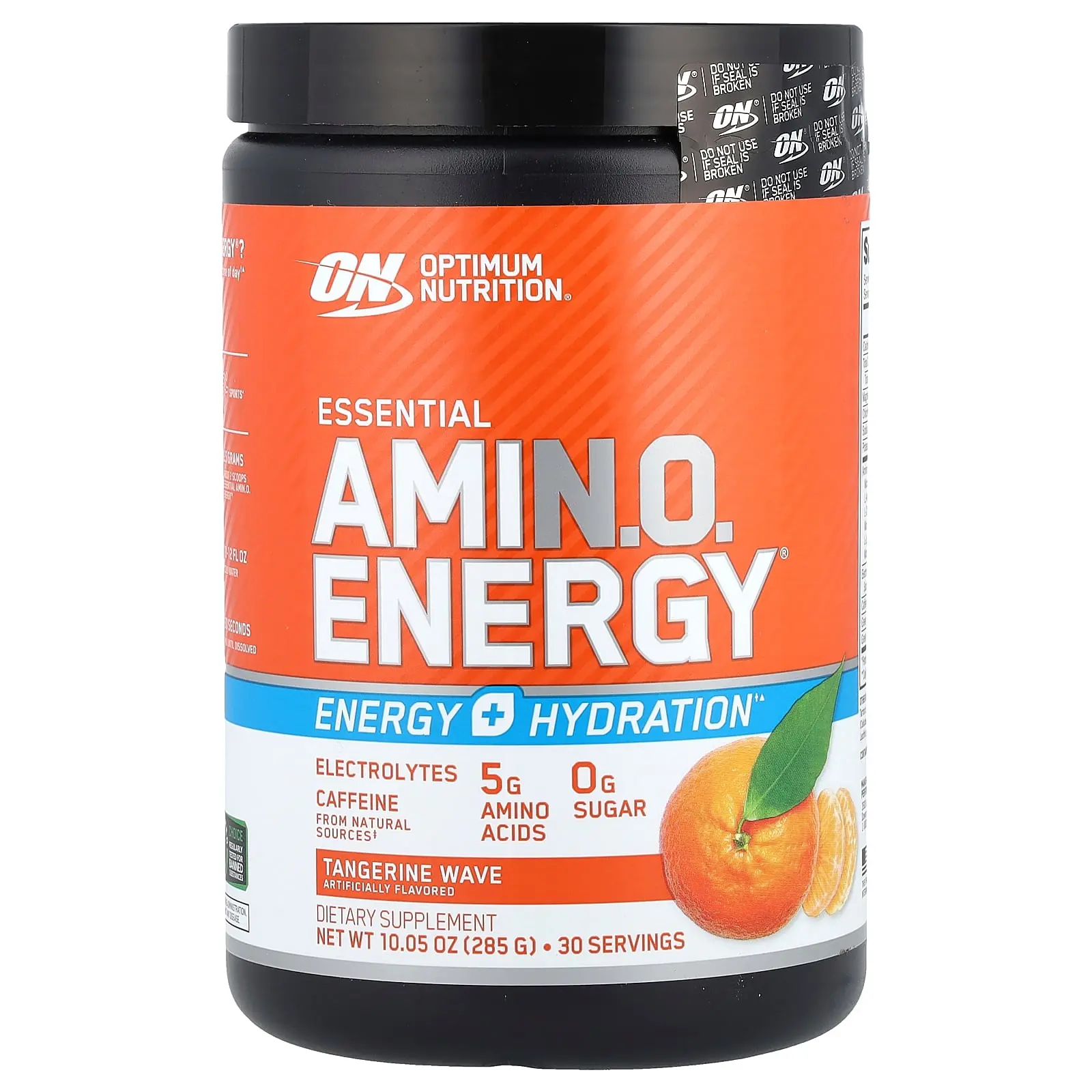 Optimum Nutrition Essential Amin.O. Energy®, Tangerine Wave, 10.05 oz (285 g)