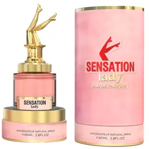 Sensation Lady Eau de Parfum 85ml Natural Spray for Women - Fragrance with Gold Accents