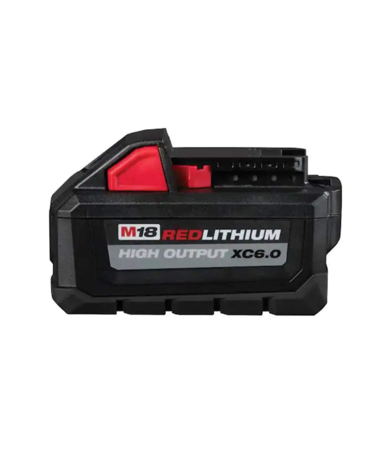 Milwaukee M18 HIGH OUTPUT XC6.0 Lithium High Capacity Cordless Tool Battery (No Wraparound)