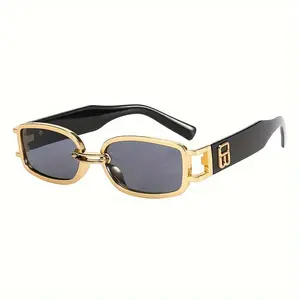 Rectangle Tinted Lens Fashion Fashion Glasses For Women Men Hiphop Mod Photo Booth Props Glasses For Beach Party
