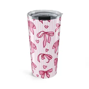 Pink Bow Tumbler 20oz