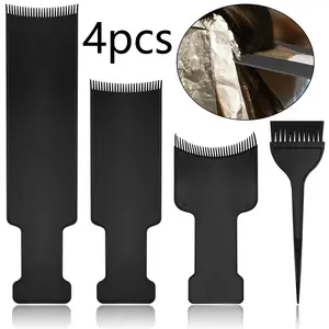 Professional Dyeing Tool Set, Hand Brush Hair Dye Comb, Hair Coloring Board, Anti-Slip Design, Hair Touch Up For Roots, Salon and Home DIY Dyeing Kit
