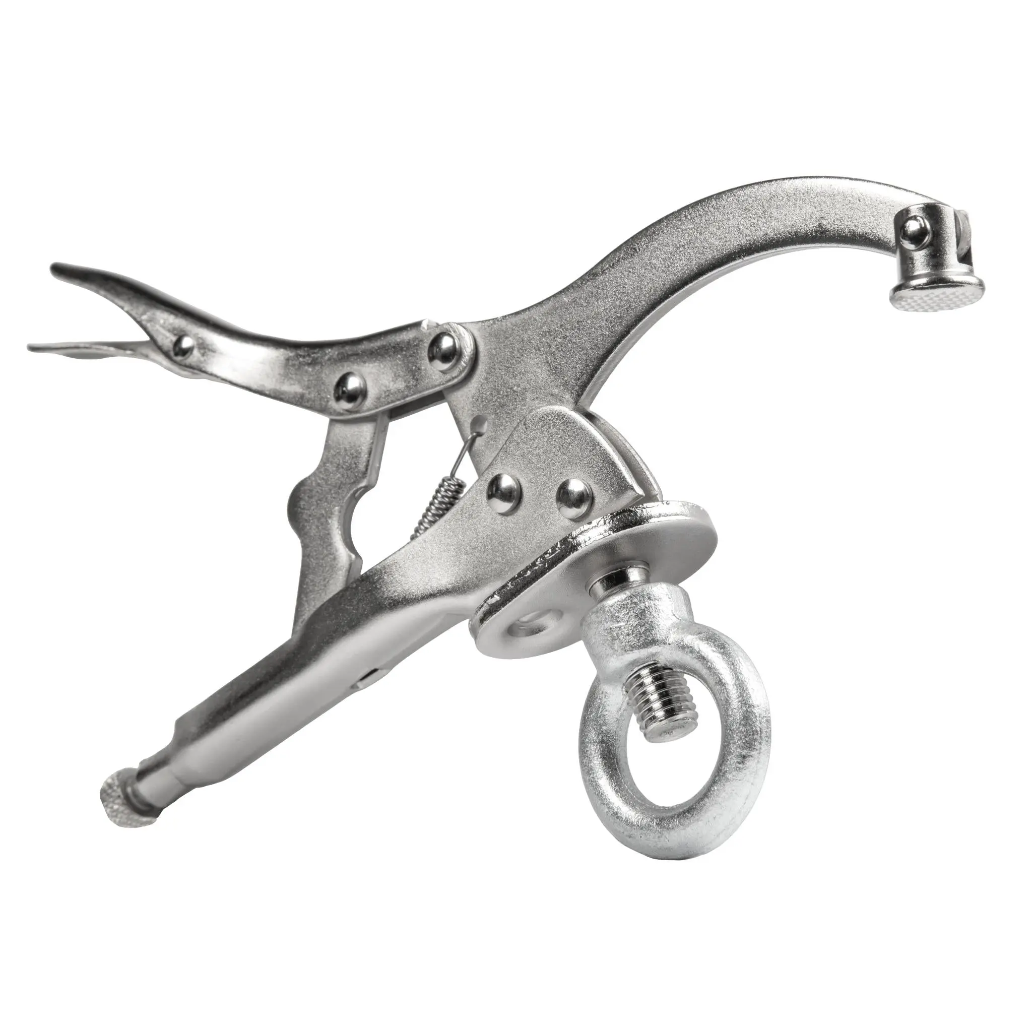 WEN 429DPC Drill Press Clamp - 9-in Size, 3-in Throat, Adjustable Tension, Easy Fastening, Holds 3-1/2-in Deep Boards, Compatible with Most Drill Press Tables, 3-Inch Throat