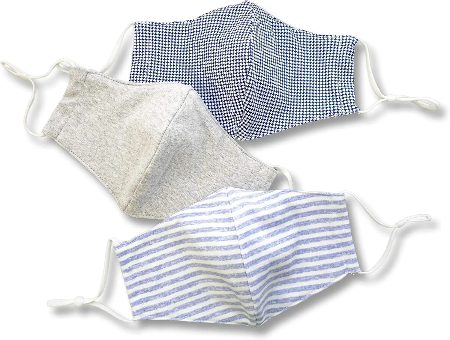 Face Mask Adjustable Filter Pocket Reusable Breathable Washable Cloth Mask Face Masks for Women Men - 4 Pack