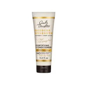 Carol's Daughter Goddess Strength Fortifying Conditioner For Wavy, Coily and Curly Hair, Sulfate Free Conditioner with Castor Oil for Weak Hair, 11 Fl Oz