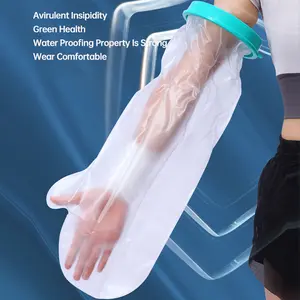 Waterproof Cast Cover for Shower - Reusable Watertight Arm & Leg Protector - Adult Cast Sleeve Keeps Bandages Dry for Swimming & Bathing
