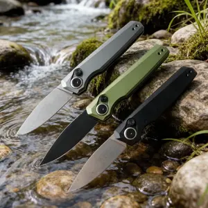 7551 folding knife, EDC pocket knife, kitchen essential, fruit cutter, durable everyday tool, camping and hiking gear, camping knives, men’s gift, multi-tool