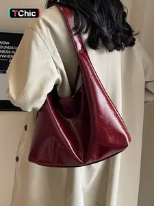 Women's Large Capacity, Simple Versatile Crossbody Handbag, Lightweight Shoulder Bag, New Fall Winter Commuter Tote, Stylish Daily Use