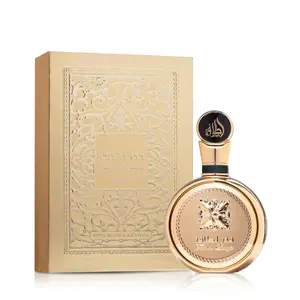 Lattafa Fakhar Gold Extrait Unisex Fragrance, 3.40 oz Alcohol-Base Fragrances Perfumes with Cedar, Single Item