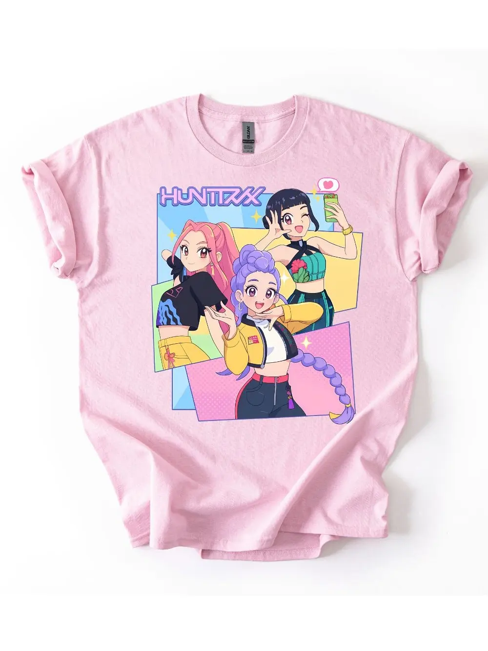 Huntrix Gildan Graphic Tee for Everyday Wear US Size Comfortable Stylish Design Kpop Collection