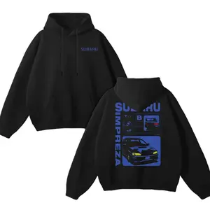 Subaru Impreza Hoodie — Unisex Pullover, JDM Rally Car Graphic, Cozy Winter Streetwear for Subaru Fans