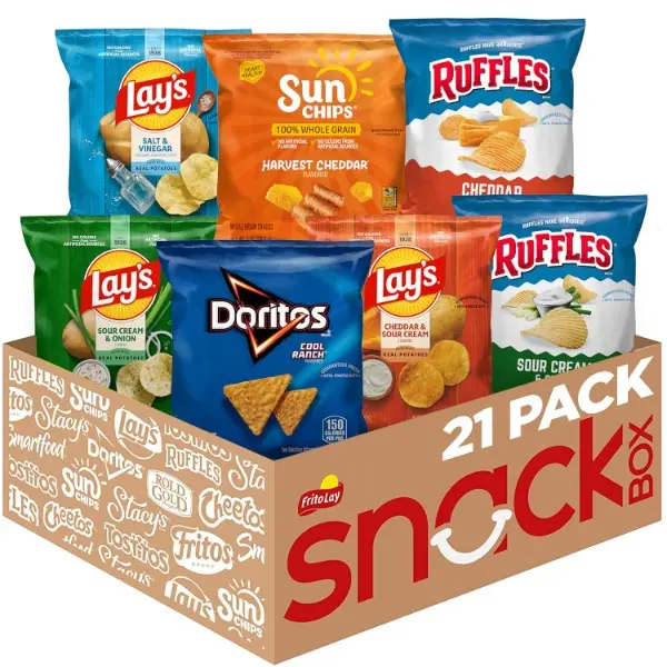 Tangy Favorites Mix, Variety Pack of Chips (Pack of 21)