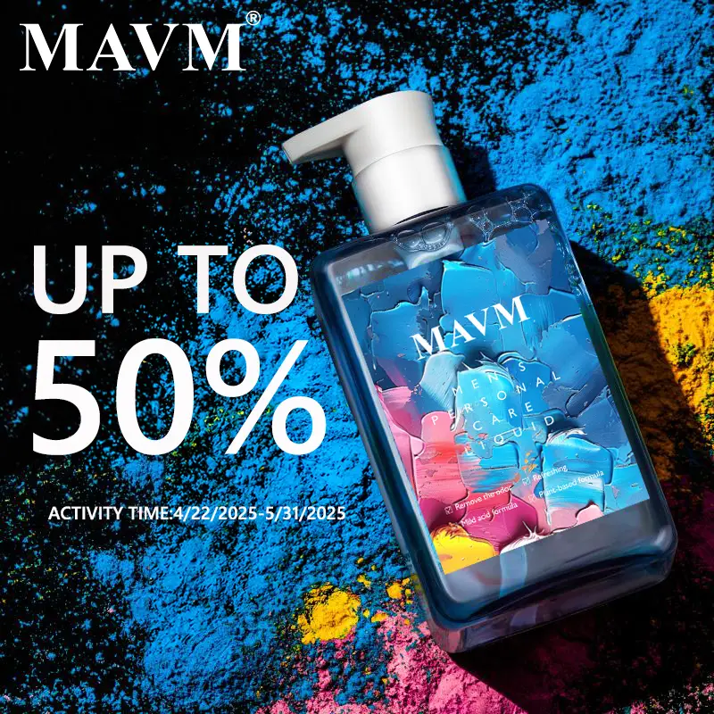 MAVM Men's Intimate Wash, Plant-Based, pH Balanced, Less Stink, Less Scratch, Stay Fresh, Stay Sexy